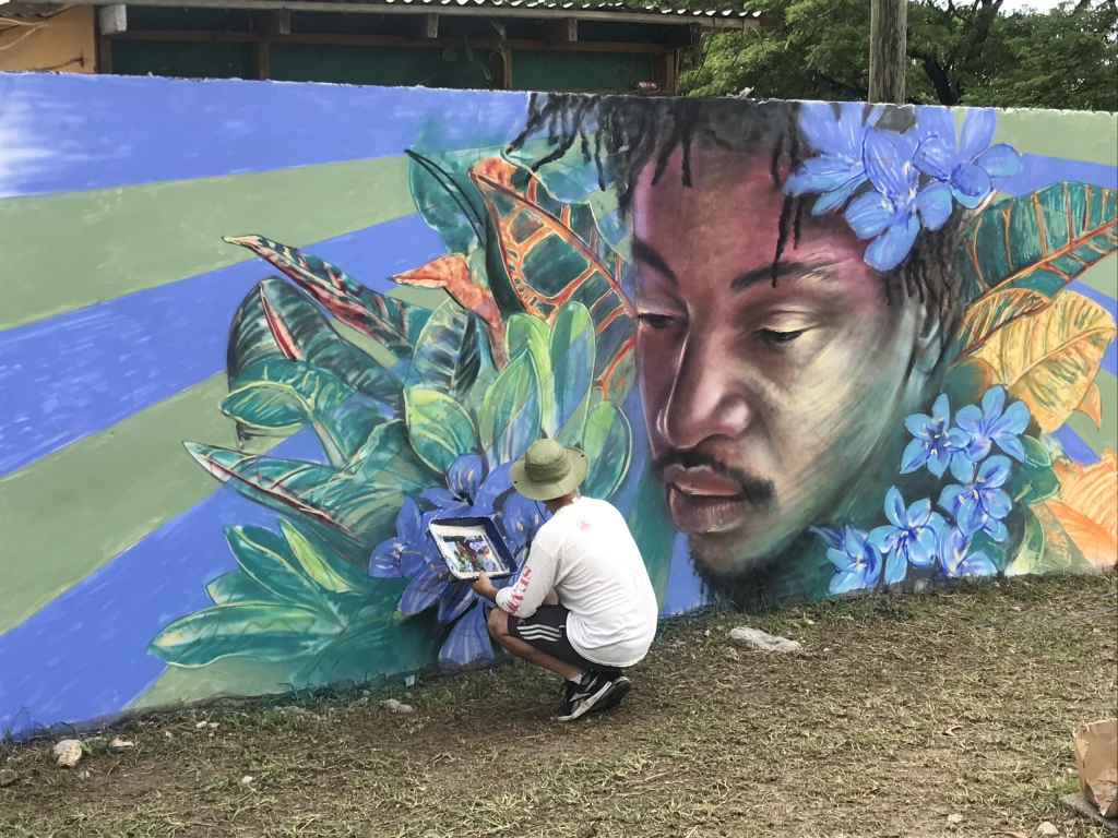 Jamaican artist collaborating on Cookies Jamaica merchandise design