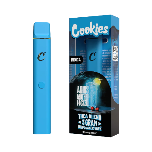 Cookies 3G Vape Adios Mother Fcker THCA cartridge Jamaica
