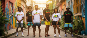 Cookies Jamaica summer t-shirts styled for island streetwear