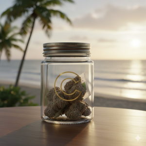 flower stored in airtight container in tropical climate