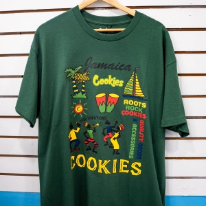 Cookies Jamaica Green T-Shirt Roots Rock
