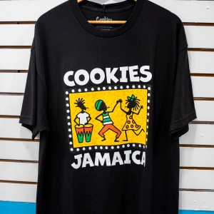 Cookies Jamaica Black T-Shirt Dancing Motif