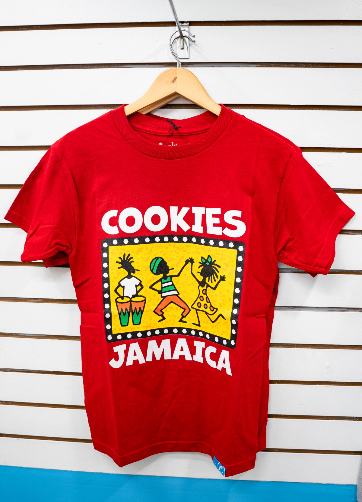 Cookies Jamaica Red T-Shirt Dancing Motif