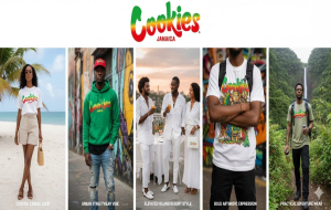 Cookies Jamaica streetwear styled for island lifestyle