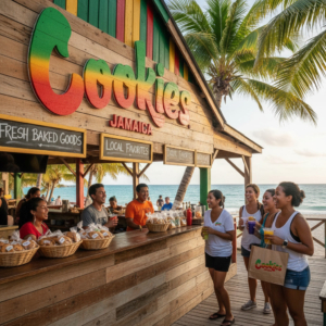 Authentic Caribbean brand environment