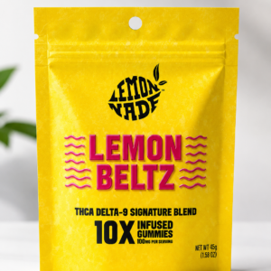 Lemonade Lemon Beltz 10X Infused Gummies (THCA Delta-9 Signature Blend)