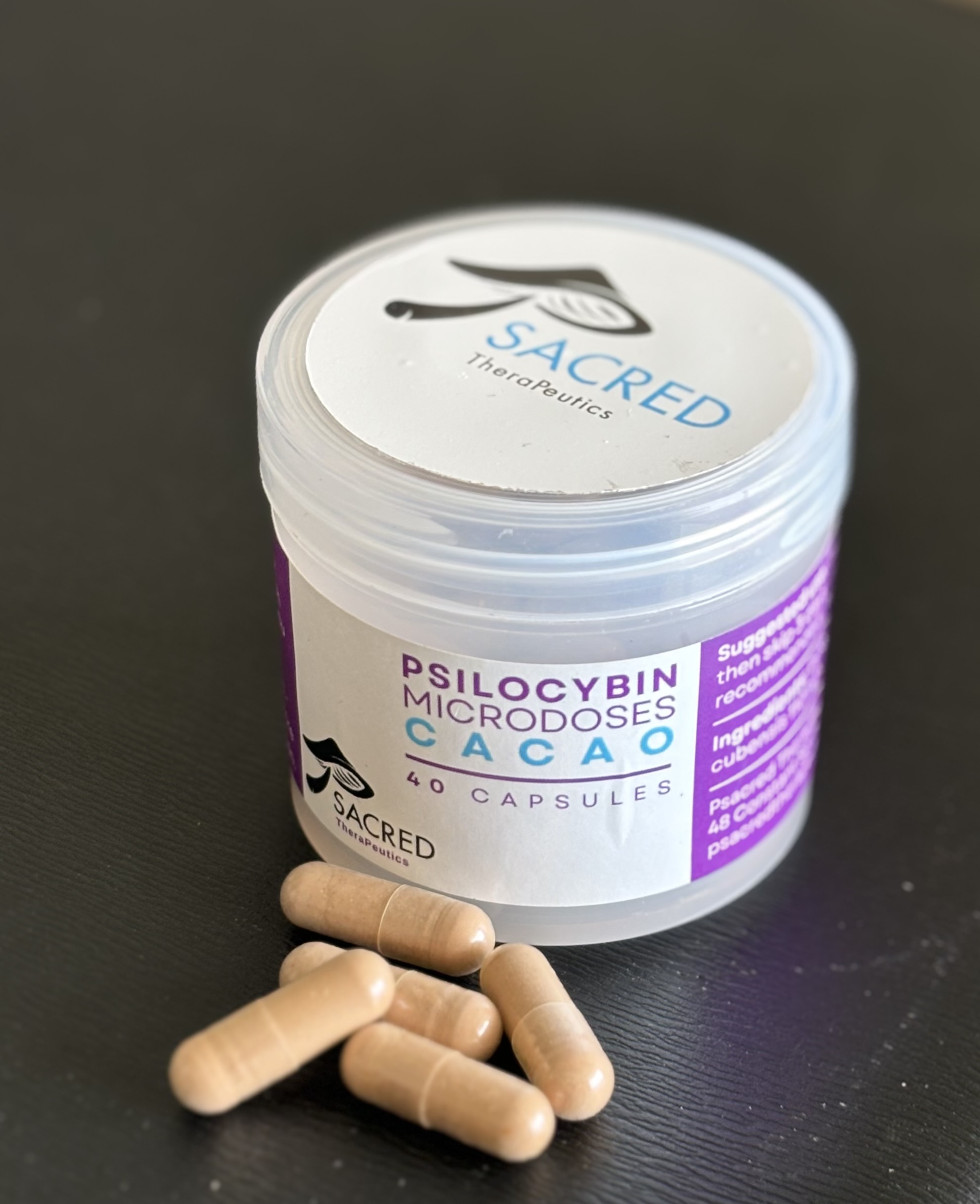 Psacred Microdose (40 Capsules) Cacao