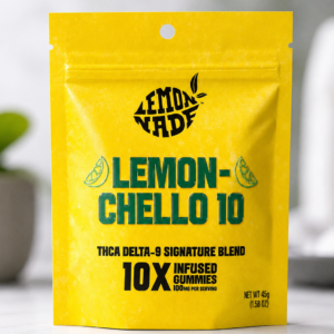 Lemonade Lemon-Chello 10X Infused Gummies (THCA Delta-9 Signature Blend)