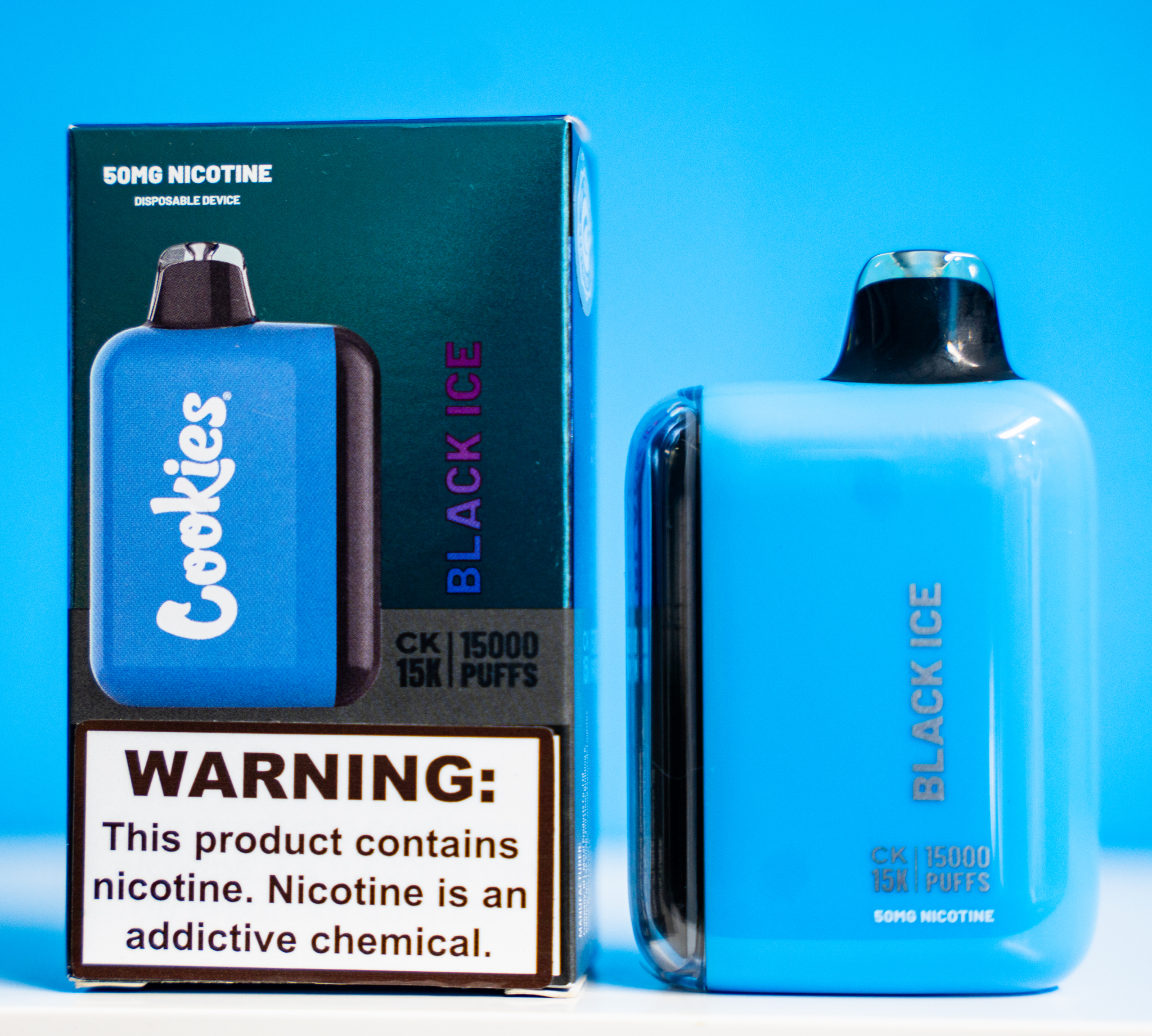 Cookies 15K Puff Vape Black Ice disposable device