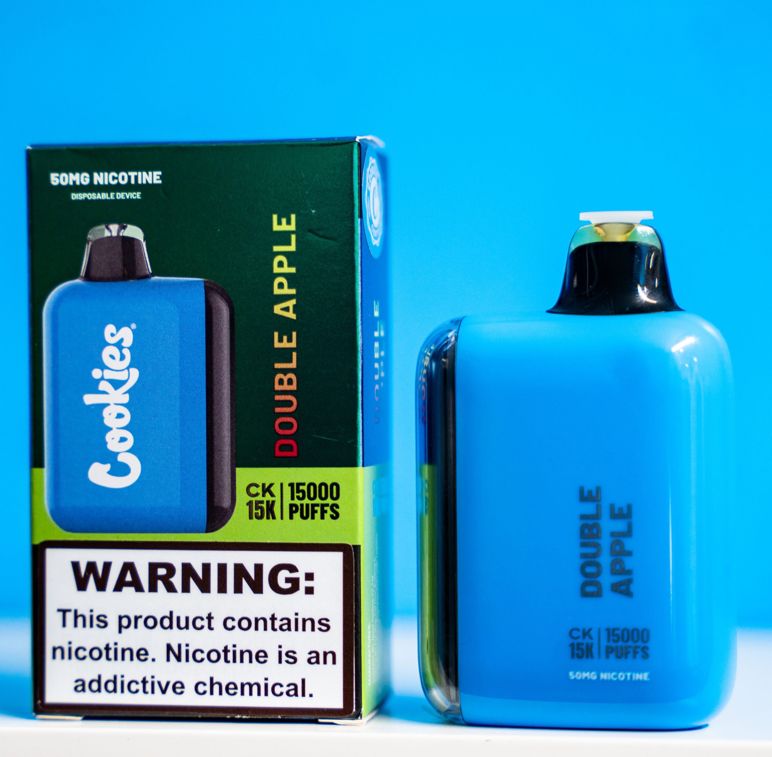 Cookies 15K Puff Vape Double Apple disposable device