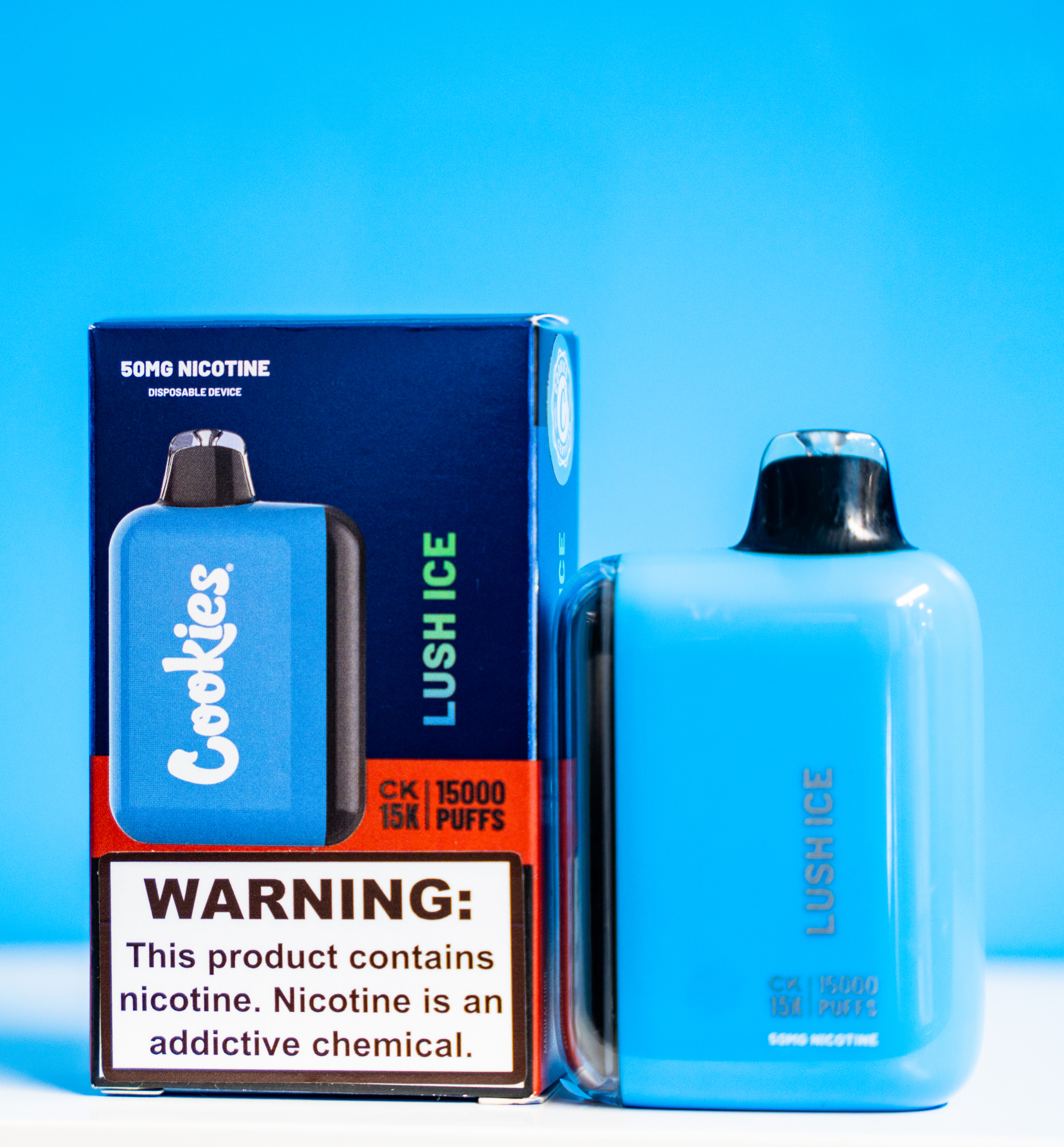 Cookies 15K Puff Vape Lush Ice disposable device