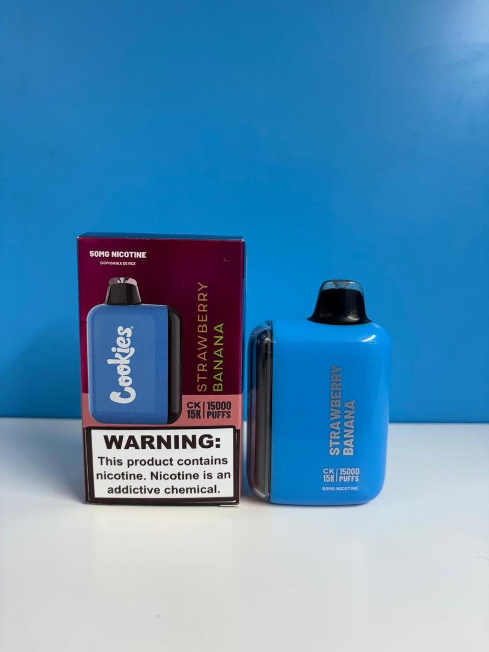 Cookies 15K Puff Vape Strawberry Banana disposable device
