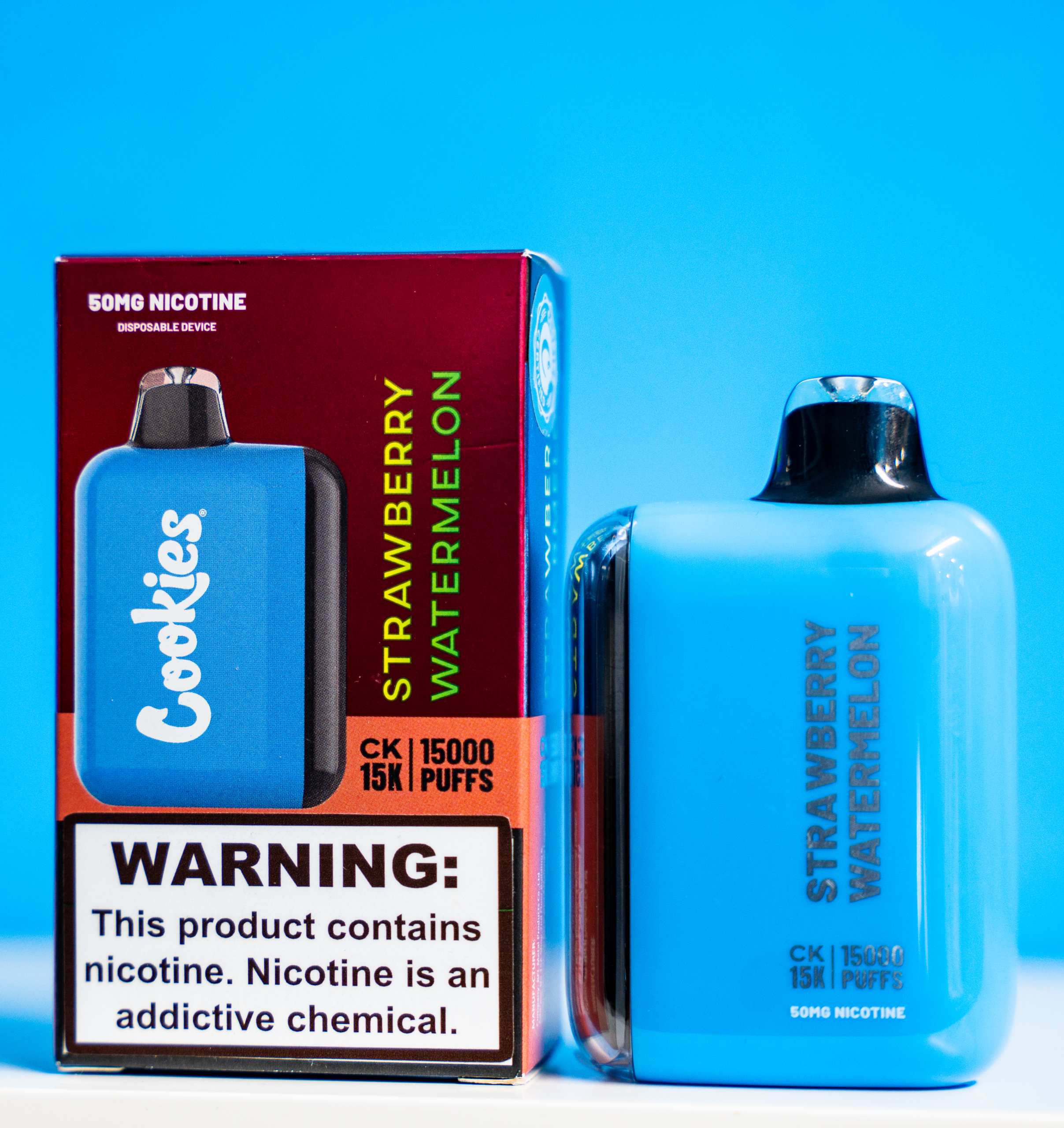 Cookies 15K Puff Vape Strawberry Watermelon disposable device